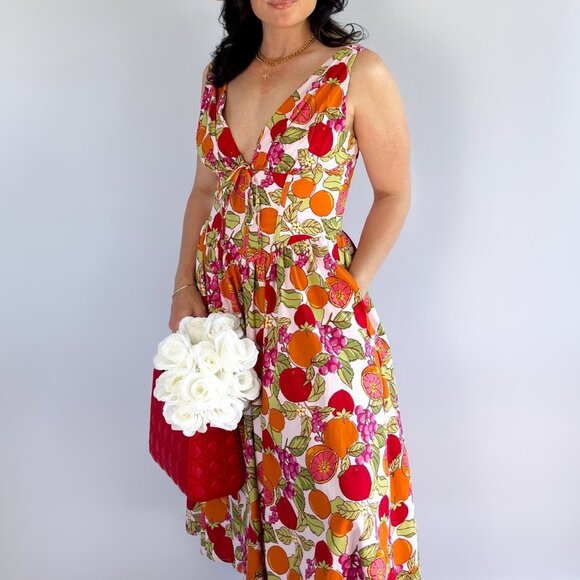 Midi Length Cotton Summer Dresses | Corset Dress - Picture 7 of 13